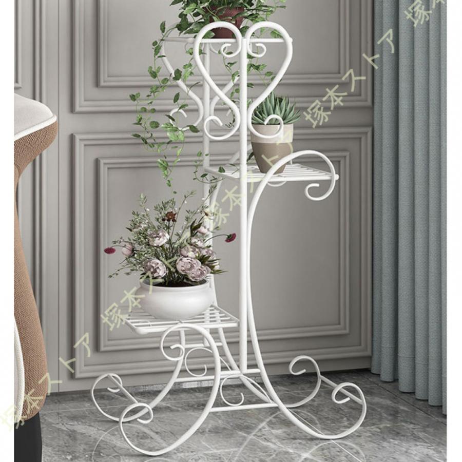 フラワースタンド フラワーラック アイアン 花台 アンティーク