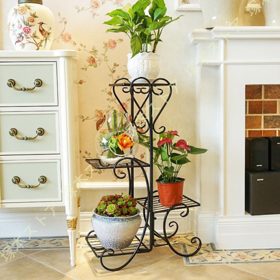 アイアン ラック フラワースタンド ガーデン 棚 薔薇 インテリア