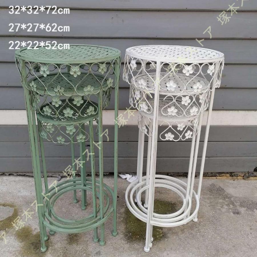 高さの違う フラワースタンド 3点セット アンティーク