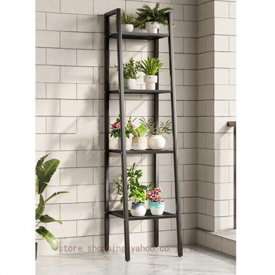 美品 4段　アイアン　ラック　スタンド　棚　引き取り限定 アイアンラック 4段 植物 フラワースタンド プランタースタンド