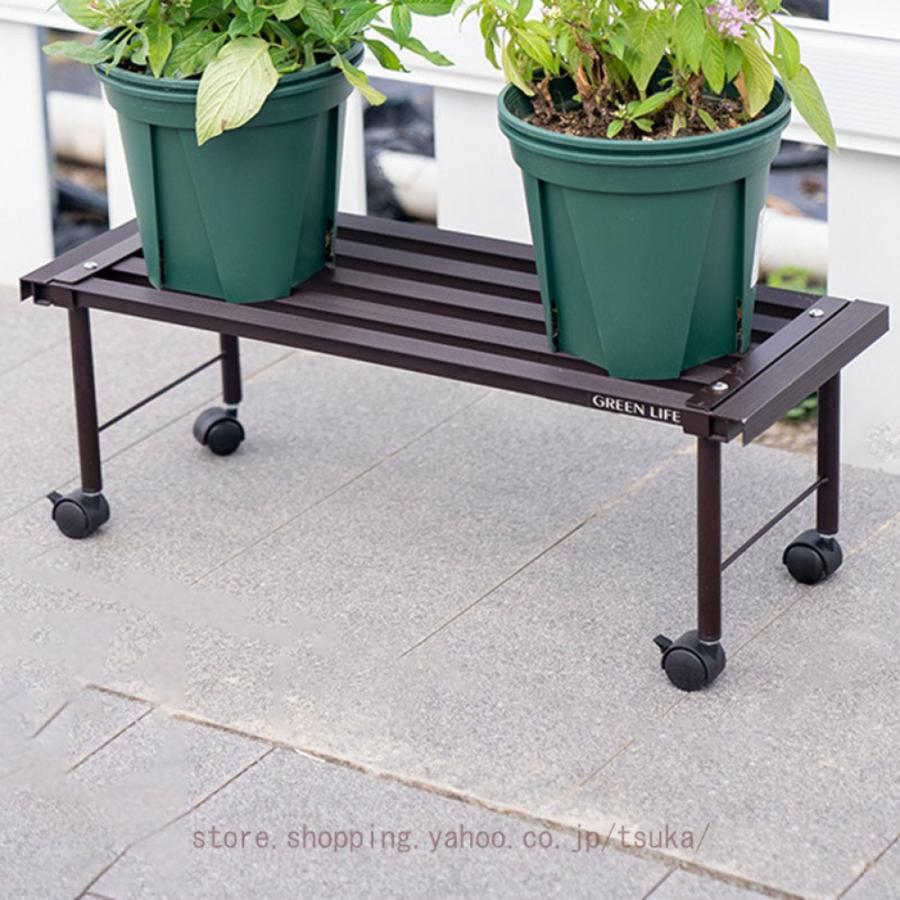 フラワースタンド 屋外 1段 おしゃれ 組立式 フラワーステージ アルミ