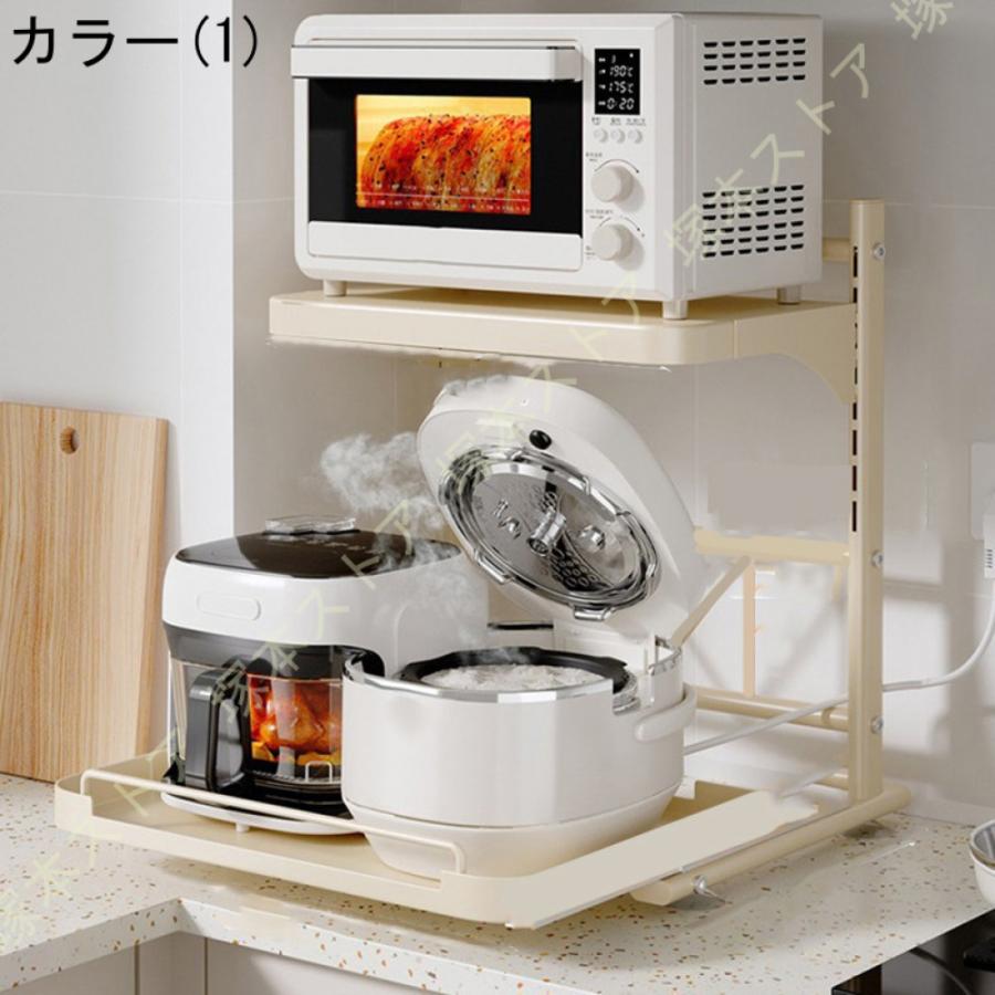 家電や器具収納 レンジラック 電子レンジラック レンジ台 キッチン