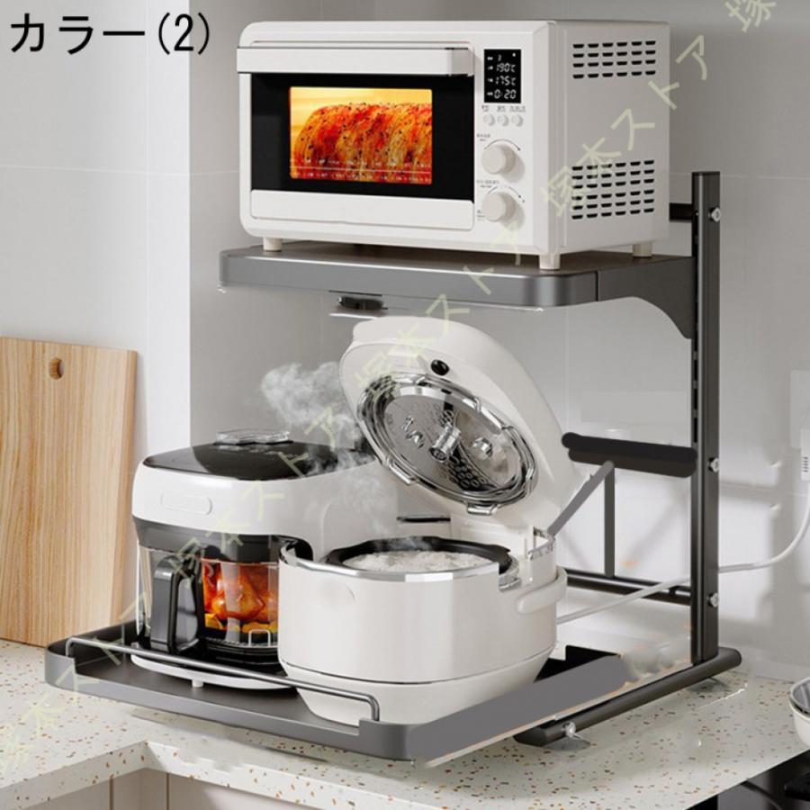 レンジ台、レンジラック、家電収納【完成品】 家電や器具収納 レンジラック 電子レンジラック レンジ台 キッチン