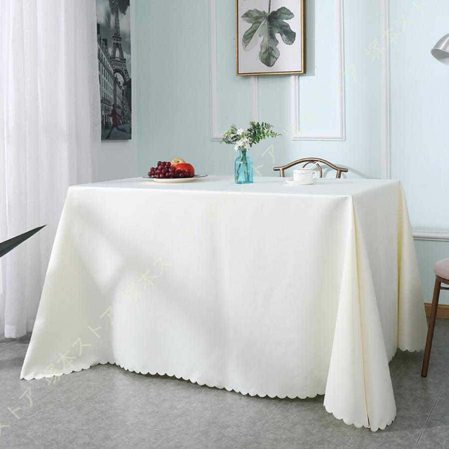 厚手 テーブルクロス ホテル レストラン 飲食店 テーブルカバー 無地