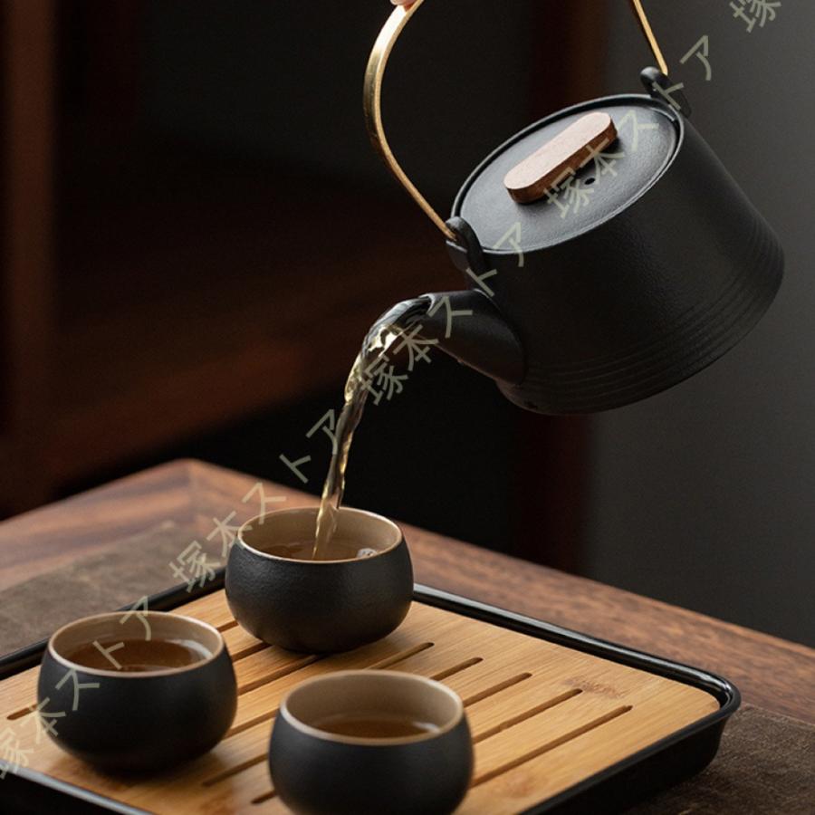 トウジキトンヤ チャイ 湯瓶 270cc＋煎茶碗 4個 急須 湯呑 セット