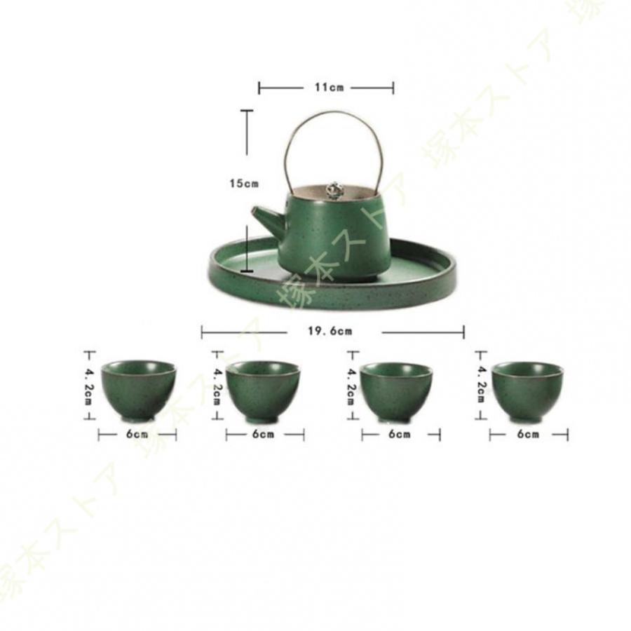 茶器 セット 急須セット お茶セット 和風 湯呑み 茶道具 磁器 茶托付き 茶器揃 ギフト プレゼント 贈りもの お礼 来客 5点セット御祝 結婚祝 出産祝 新築祝_16