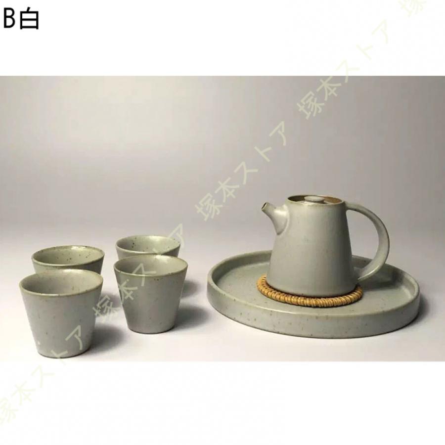 茶器 セット 急須セット お茶セット 和風 湯呑み 茶道具 磁器 茶托付き