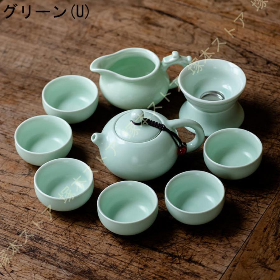 茶器セット 急須1 ミニ湯のみ6 陶器の茶こし付き はさみ焼 茶器 茶器セット 急須1 ミニ湯のみ6 陶器の茶こし付き はさみ焼 茶器