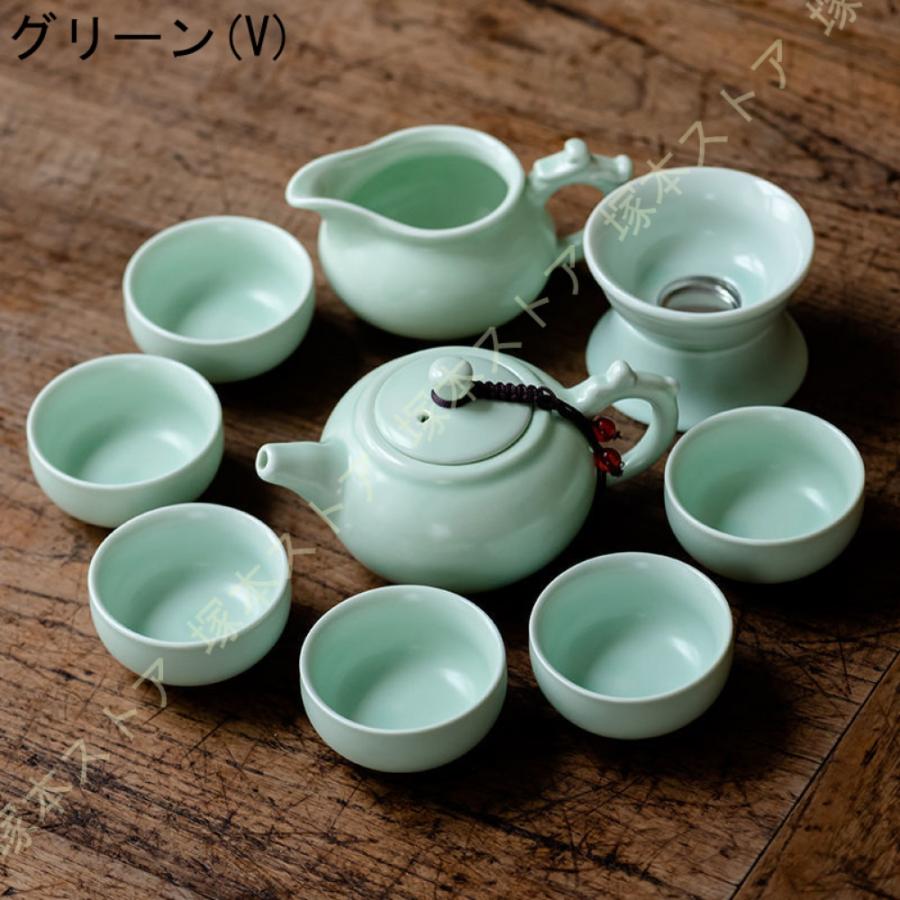 茶器セット 急須1 ミニ湯のみ6 陶器の茶こし付き はさみ焼 茶器 茶器セット 急須1 ミニ湯のみ6 陶器の茶こし付き はさみ焼 茶器