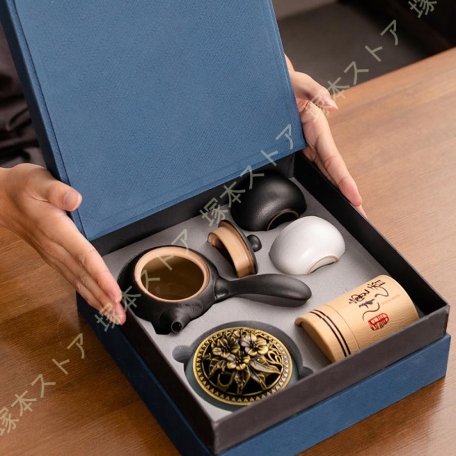 織部焼　美濃焼　茶器　茶道具　　急須　茶器セット 茶器揃 急須1 湯呑4 茶器セット 湯呑 モダン おしゃれ 注ぎ