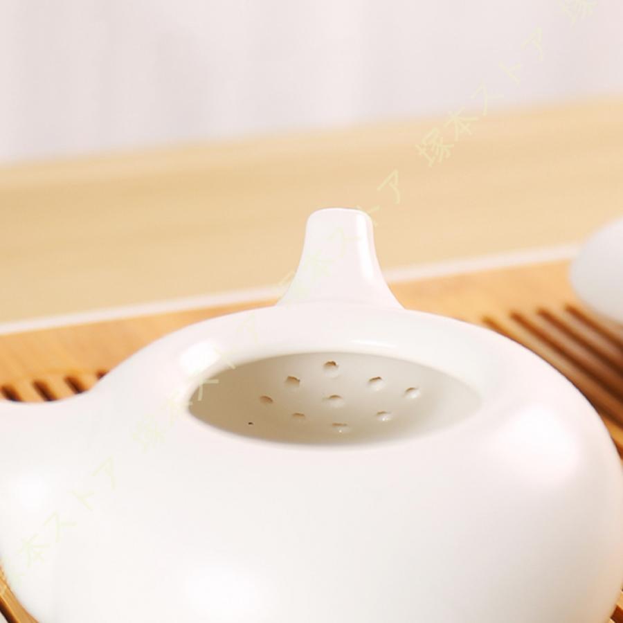 急須 急須セット350ml 丸平型急須 お茶の葉桐 急須茶器セット