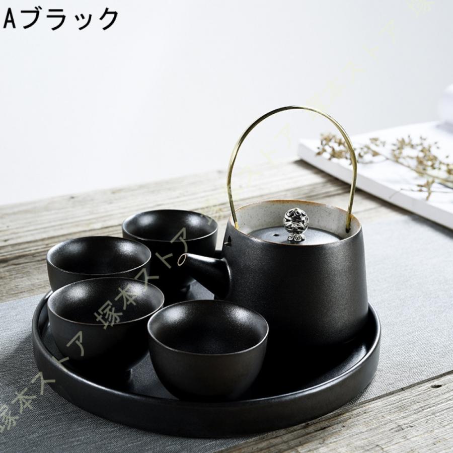 急須 急須セット190ml 丸平型急須 お茶の葉桐 急須茶器セット セラ