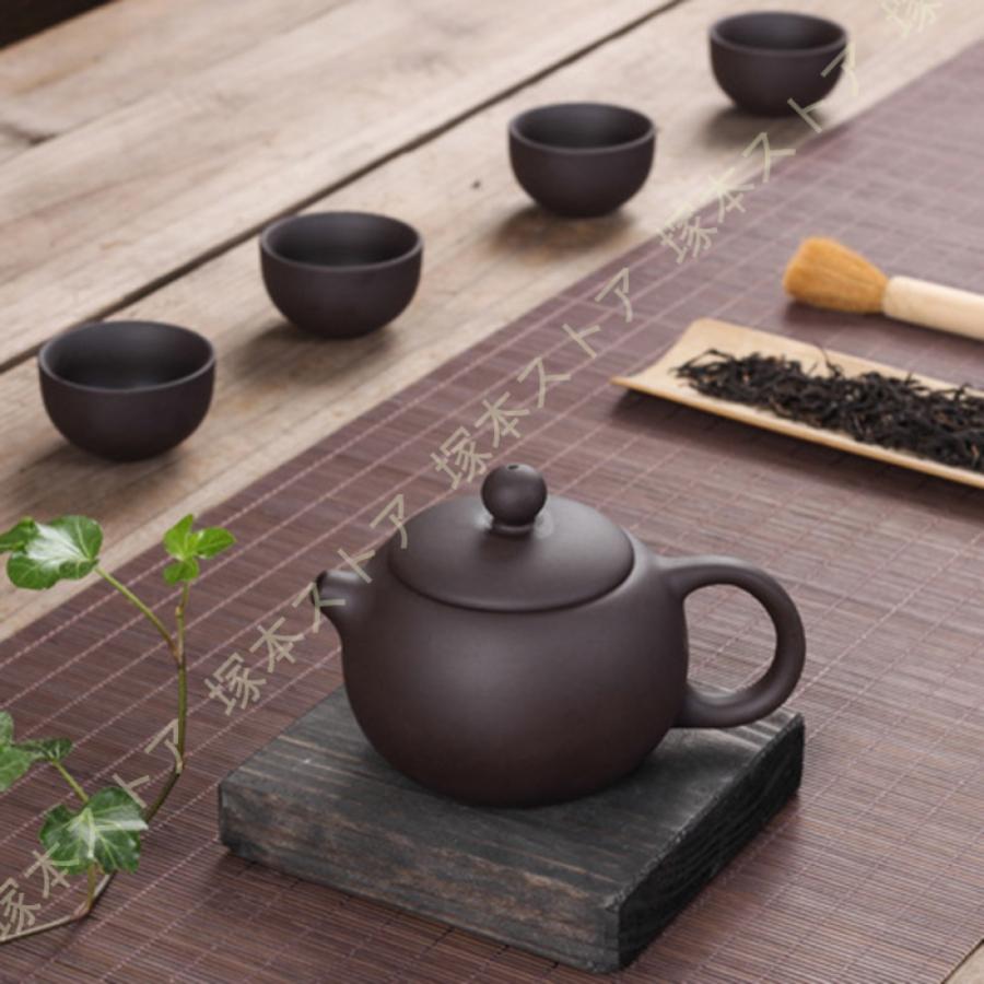 茶器セット 急須1 ミニ湯のみ6 陶器の茶こし付き はさみ焼 茶器 お茶