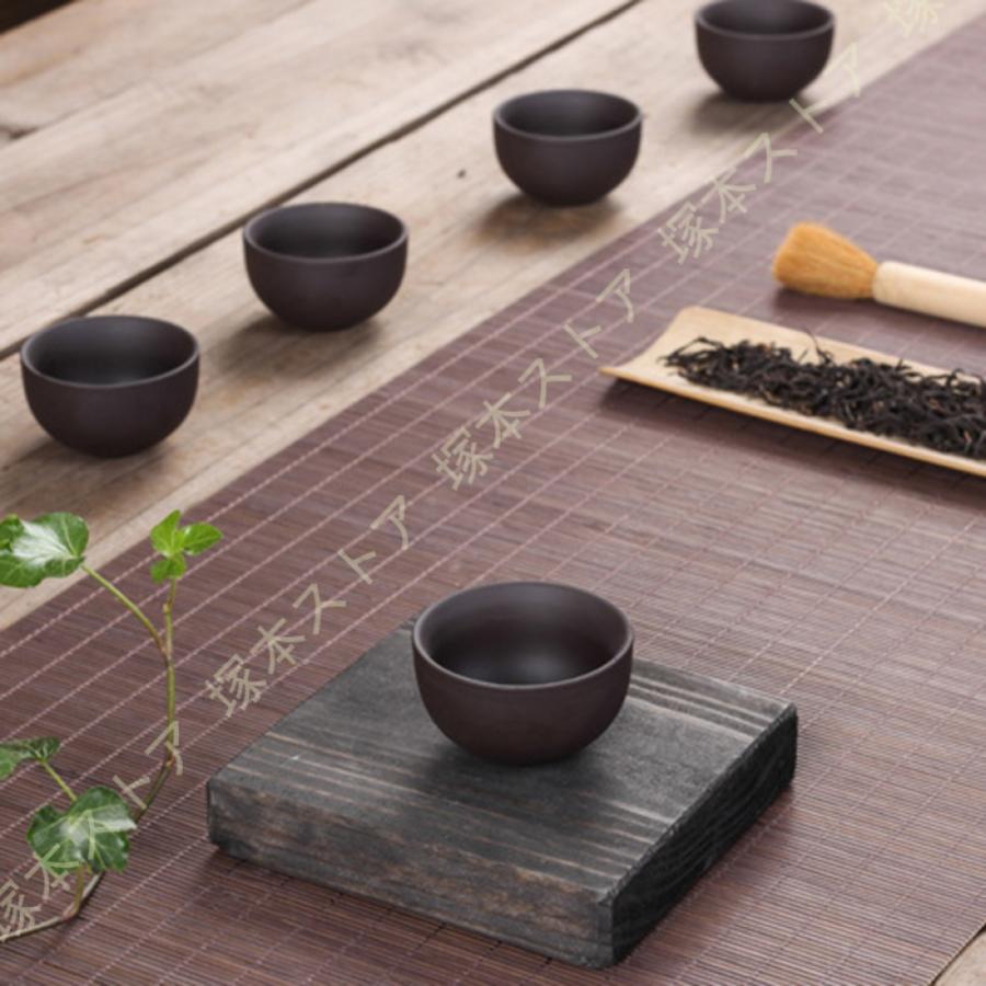 茶器セット 急須1 ミニ湯のみ6 陶器の茶こし付き はさみ焼 茶器 お茶