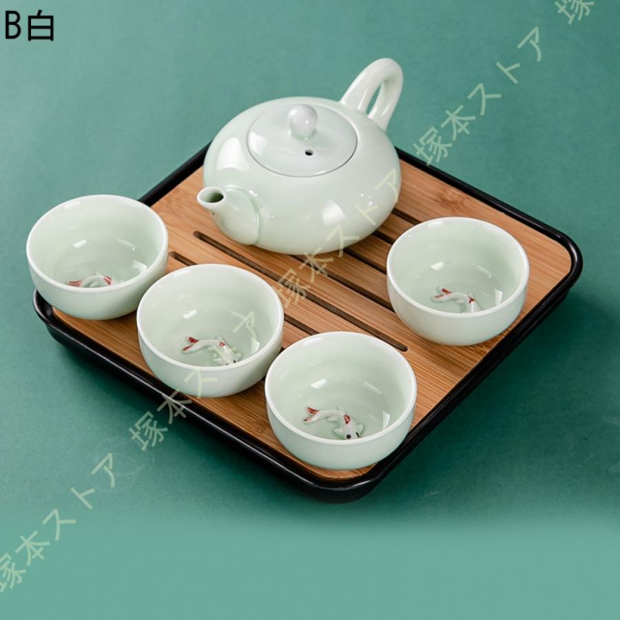ポット茶器 吉田屋葡萄 茶器セット 急須 湯呑み 日本茶 中国茶 結婚