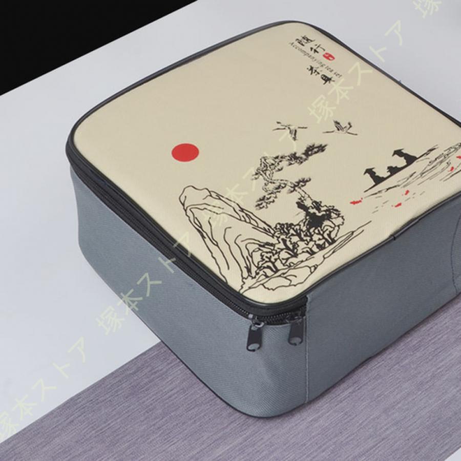 茶器セット 急須1 ミニ湯のみ6 陶器の茶こし付き はさみ焼 茶器 お茶