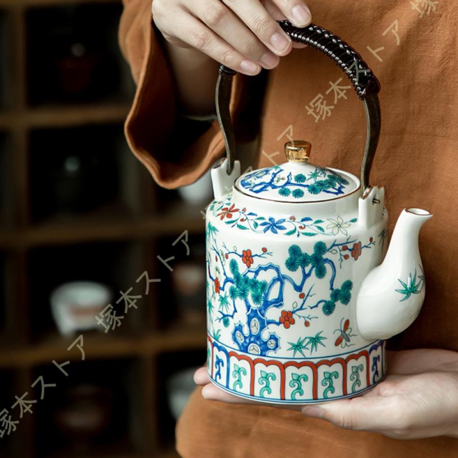 蓋付茶器セット 茶器セット 急須 茶こし付き 湯呑み 陶器 結婚 出産