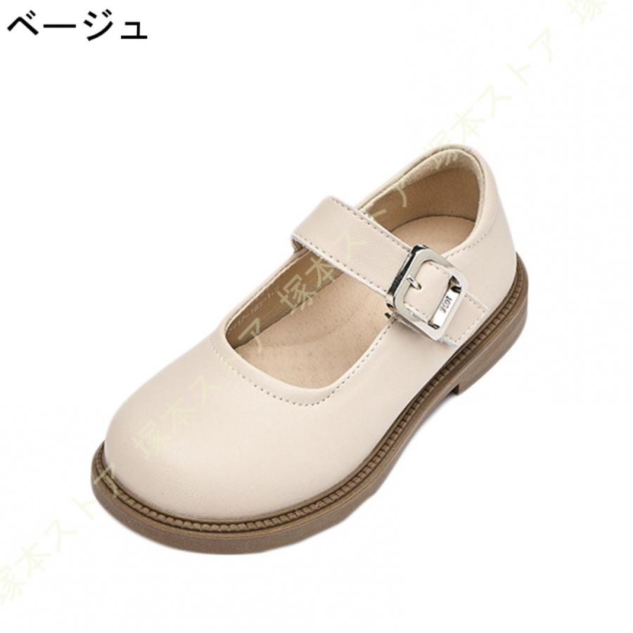 ドレスシューズ 本革 レザー 靴 フォーマル シューズ 女の子 キッズ 無地 子供フォーマル靴 子供フォーマルシューズ 花飾り 柔らかい 女の子 発表会 結婚式_4