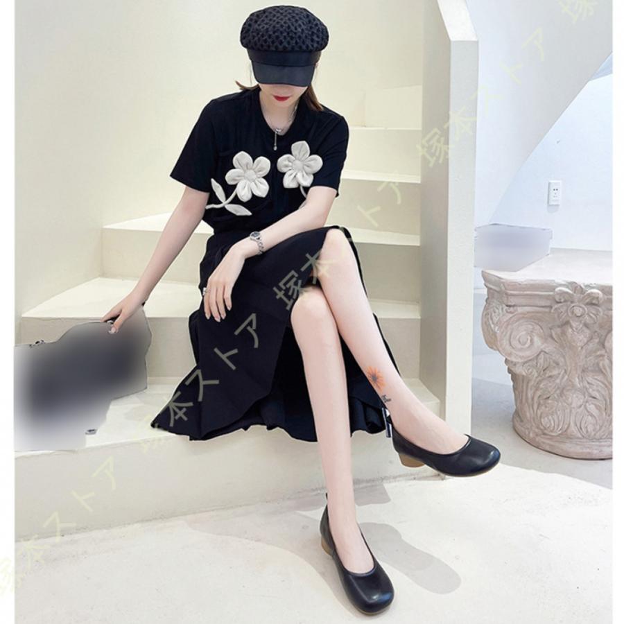 パンプス 大きいサイズ 幅広 甲高 レディース Vカット ラウンド