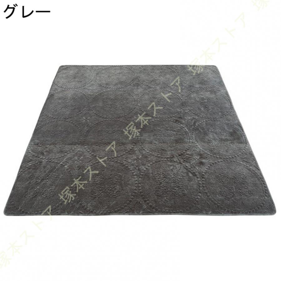 マルチカバー 長方形 200×250cm 3畳 北欧 キルト ソファーカバー プードラ 洗える かけるだけ ホットカーペットカバー こたつ布団 リバーシブル メダリオン柄の画像