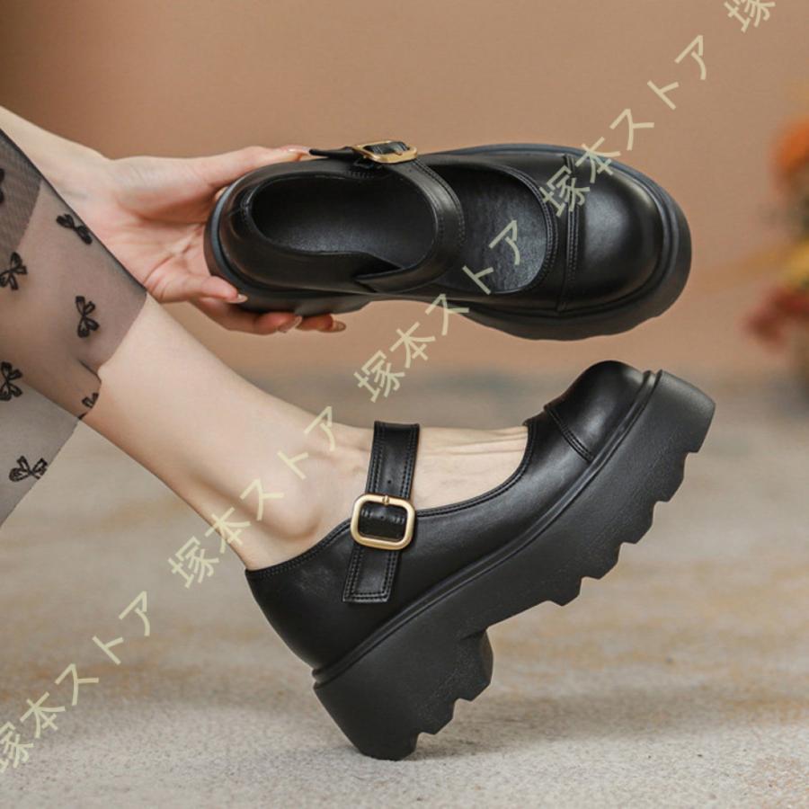 ローファー レディース 厚底 パンプス ロリータ ゴスロリ フォーマル