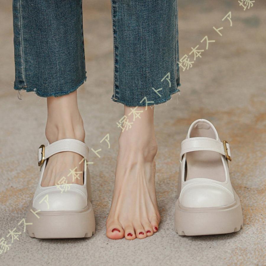ローファー レディース 厚底 パンプス ロリータ ゴスロリ フォーマル
