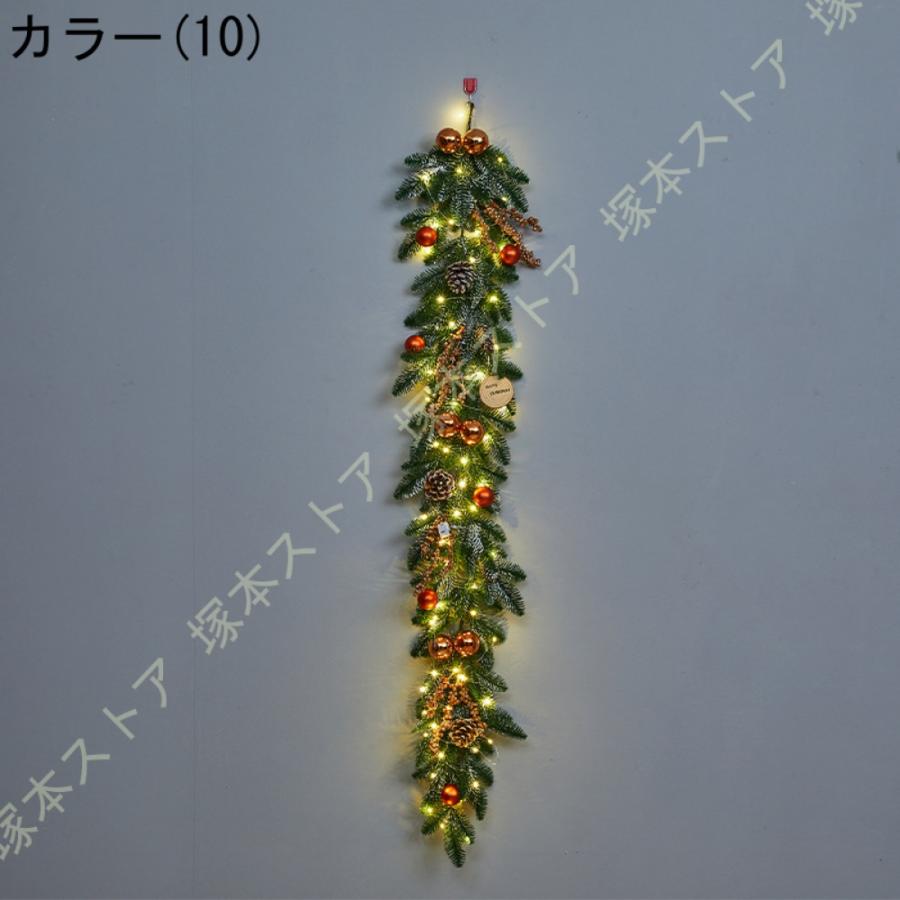 クリスマスリース 玄関リース オーナメント 松ぼっくり リボン 屋外 アートフラワー 大きい リース ドア 玄関 庭園 部屋 店舗 ショップ 壁飾り 華やか_22