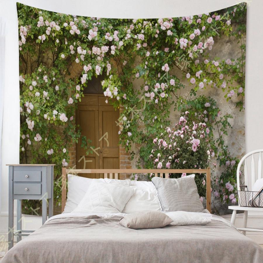 本命ギフト タペストリー 富士山 風景 絶景 景色 窓 絵 花 山 和風 きれい さわやか 癒し おしゃれ ポスター 大きい インスタ映え グッズ テレワーク 背景 リモートワーク Supplystudies Com