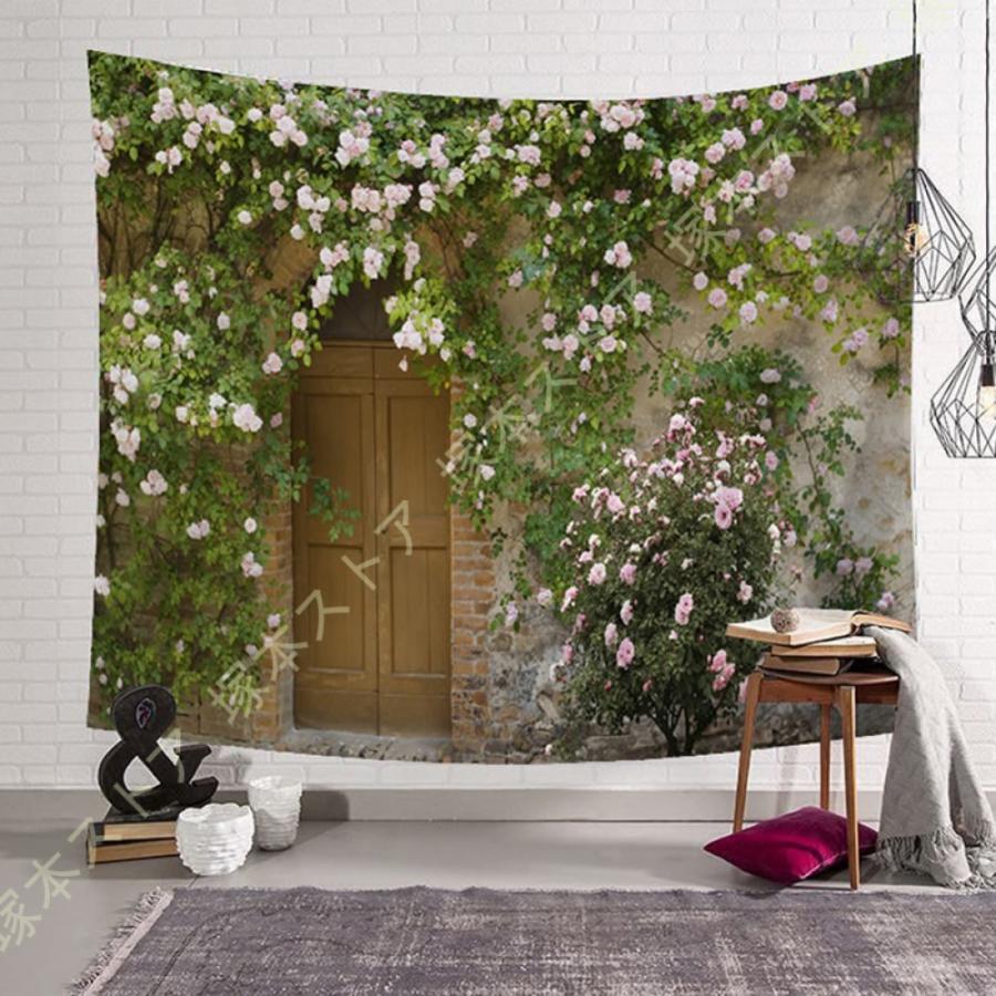 本命ギフト タペストリー 富士山 風景 絶景 景色 窓 絵 花 山 和風 きれい さわやか 癒し おしゃれ ポスター 大きい インスタ映え グッズ テレワーク 背景 リモートワーク Supplystudies Com