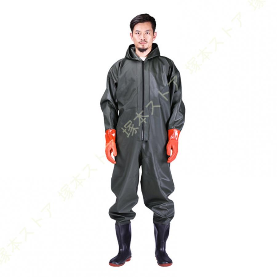 胴長2つ　　ハルジジ 胴長2つ ハルジジ ラジアルソール メンズウェーダー 胸