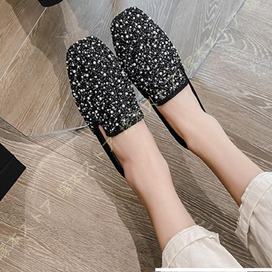 パンプス グリッター キラキラ 美脚 フラットシューズ ペタンコ パンプス グリッター キラキラ 美脚 フラットシューズ ペタンコ