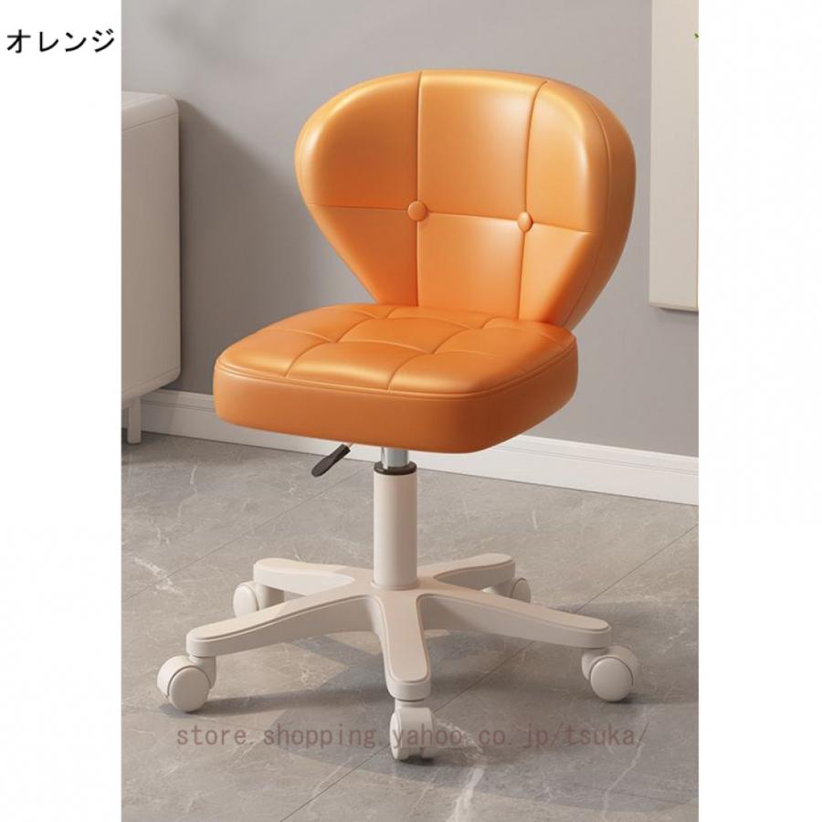 キッチンチェア キャスター付き 椅子 カウンターチェア 背もたれ付き