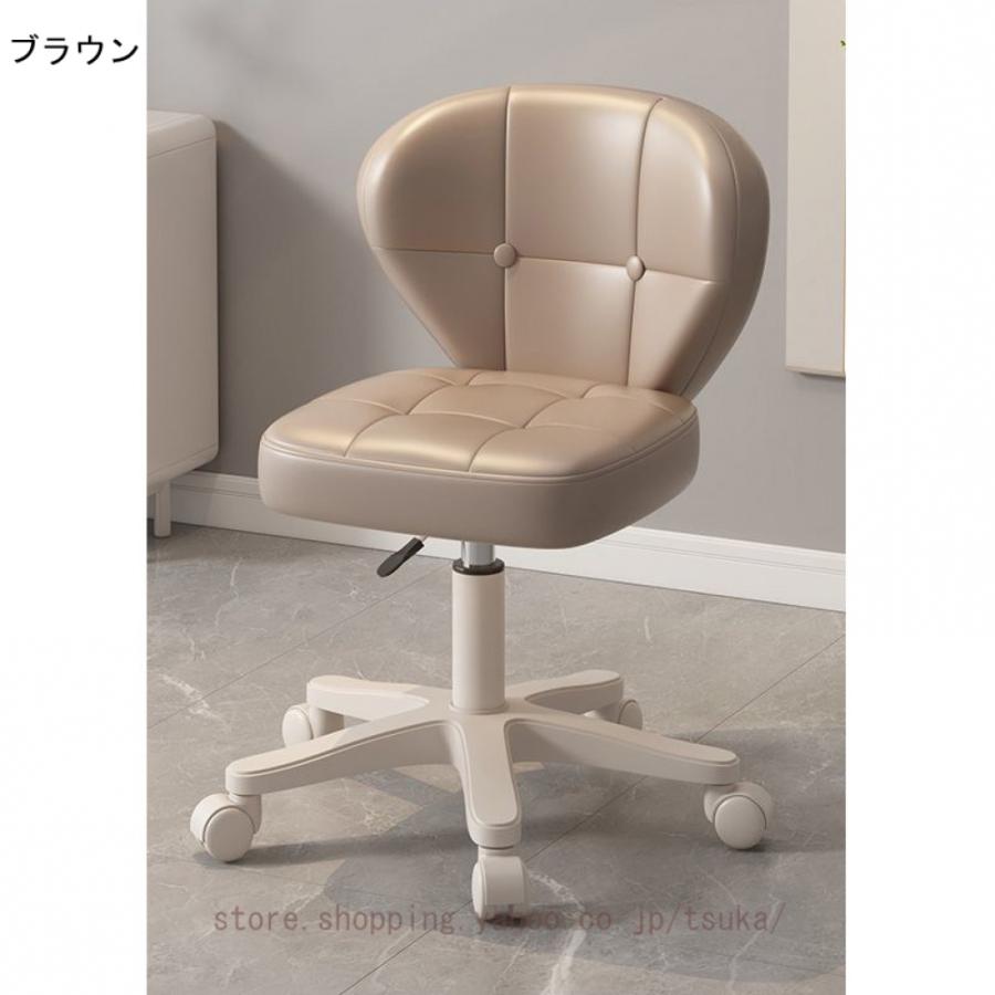 キッチンチェア キャスター付き 椅子 カウンターチェア 背もたれ付き