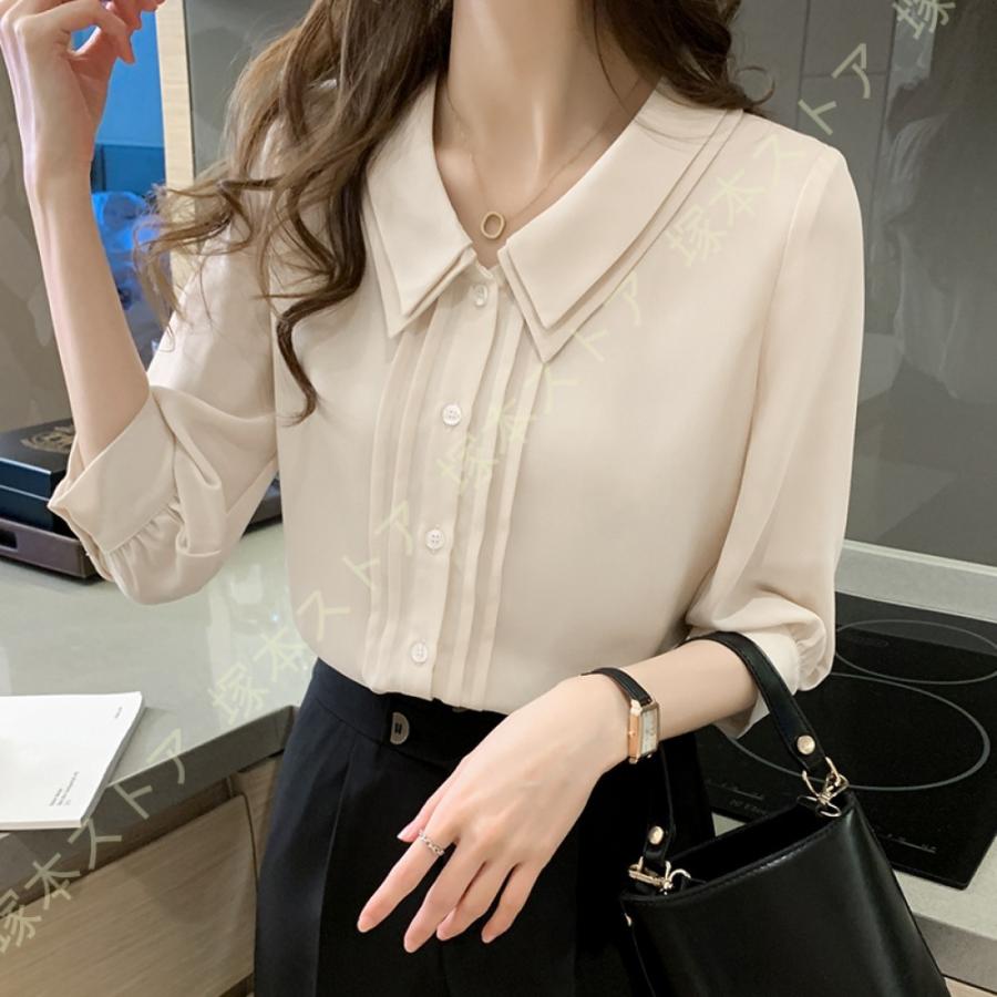 レディース シャツ オフィス 半袖 夏 ブラウス フォーマル リクルート 事務服 大きいサイズ 就活 スーツ インナー ビジネスシャツ 白 通勤 OL