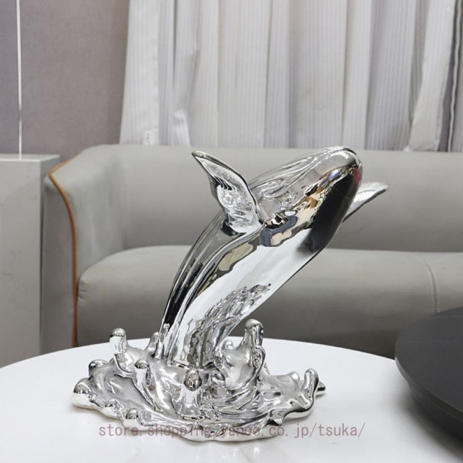 クジラの置物 鯨のオーナメントコレクション ギフトアート モダン