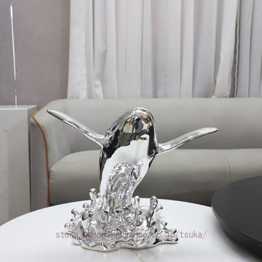 クジラの置物 鯨のオーナメントコレクション ギフトアート モダン