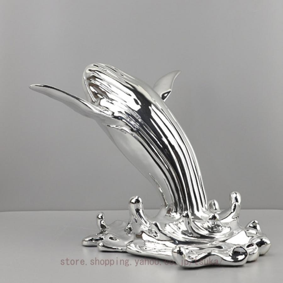 クジラの置物 鯨のオーナメントコレクション ギフトアート モダン