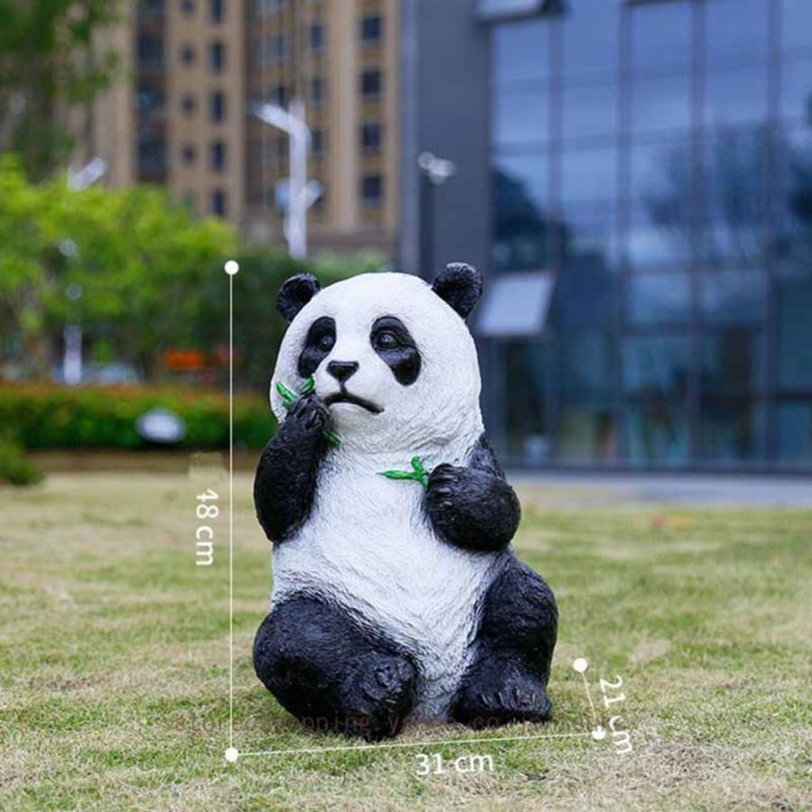 ガーデンオーナメント パンダ 置物 動物のガーデニング 置き物 おしゃれ オブジェ 樹脂 アニマル 屋外装飾 パンダの像 庭 動物の置物 大型 屋外動物彫刻_19