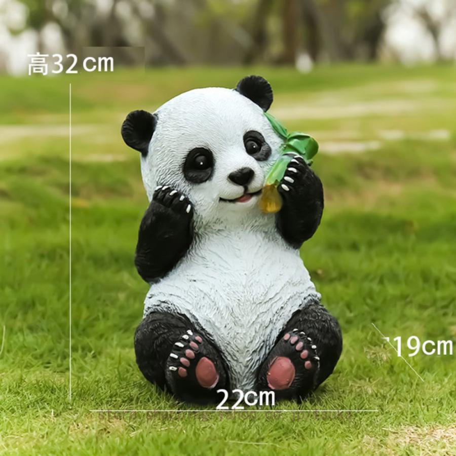 ガーデンオーナメント パンダ 置物 動物のガーデニング 置き物 おしゃれ オブジェ 樹脂 アニマル 屋外装飾 パンダの像 庭 動物の置物 大型 屋外動物彫刻_22