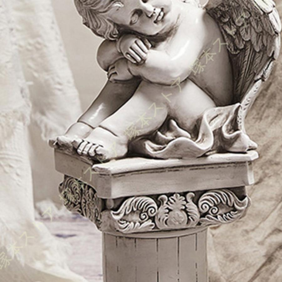 ガーデンオーナメント 天使 置物 ガーデニング オブジェ ガーデン 天使