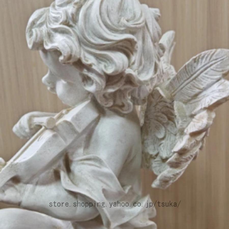 ガーデンオーナメント 天使 置物 ガーデニング オブジェ ガーデン 天使