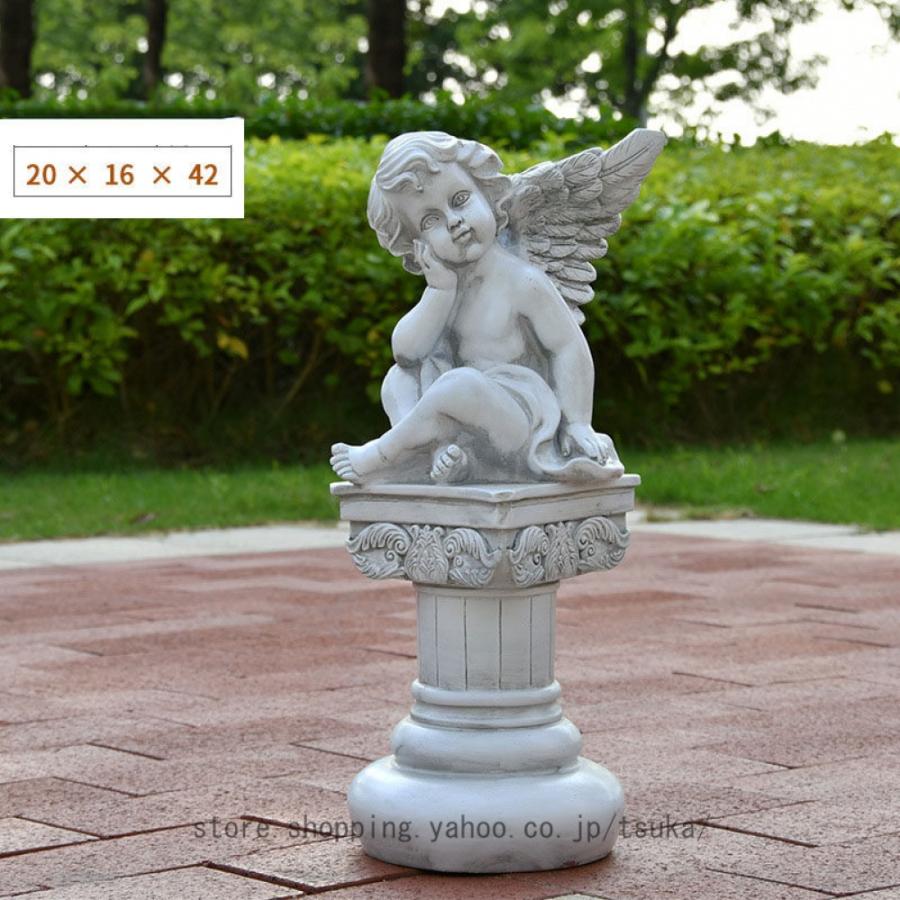 天使の置物 妖精 置物 天使の彫刻 大型 エンジェル ガーデンウィングス