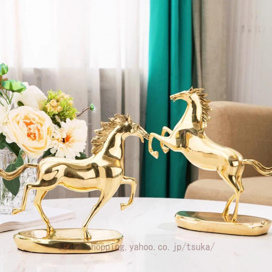 馬の装飾 物インテリア装飾 飾り物 風水 縁起 開運グッズ Amazon.co.jp: 馬の 置物 樹脂製 アンティーク インテリア