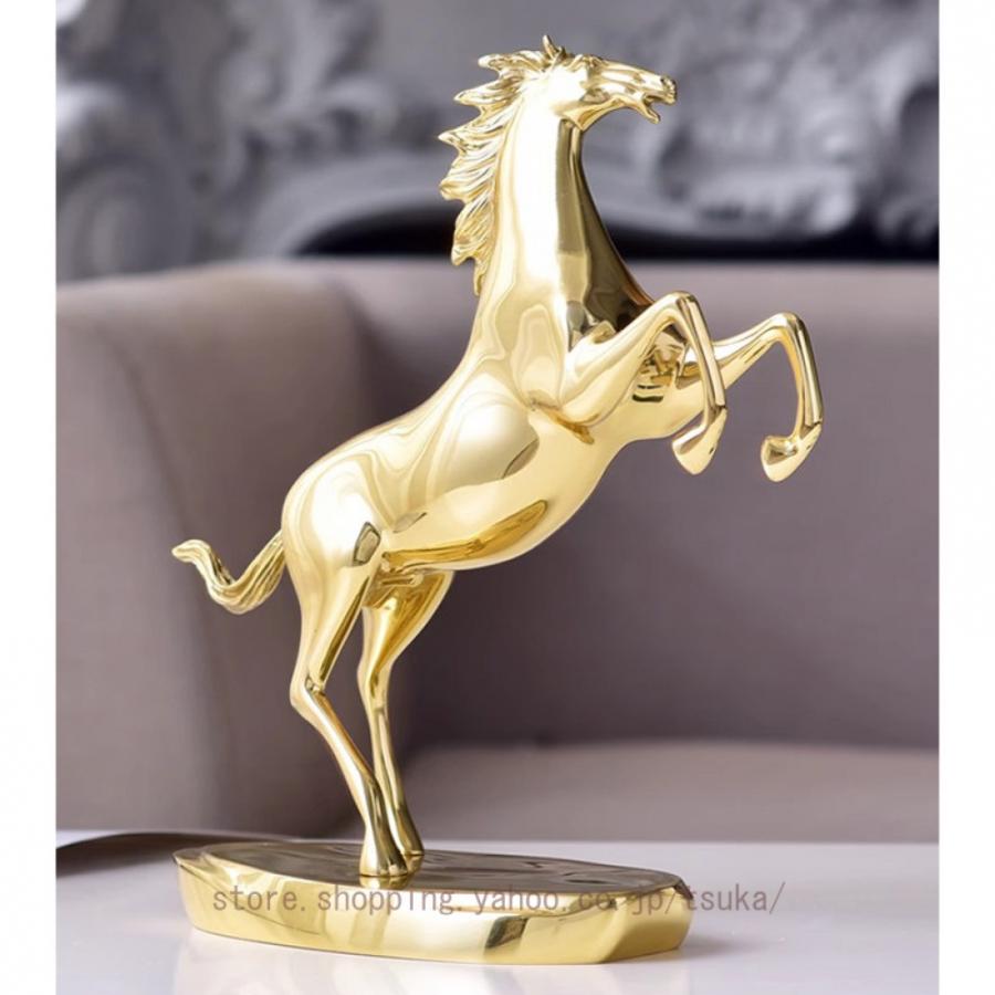 ホビー 雑貨 装飾品 ブロンズ 馬の 飾り 成功 した 真鍮 干支 馬