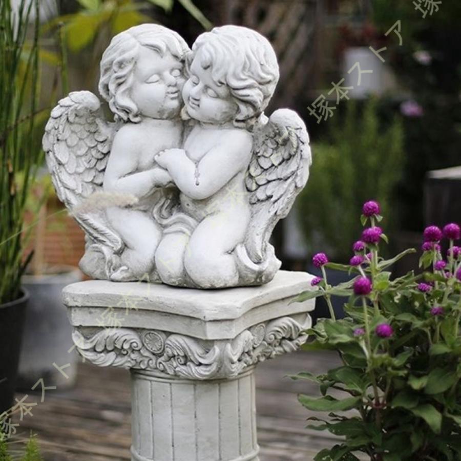 楽天市場】≪天使置物 エンジェル雑貨 ガーデニング雑貨≫【小鳥と