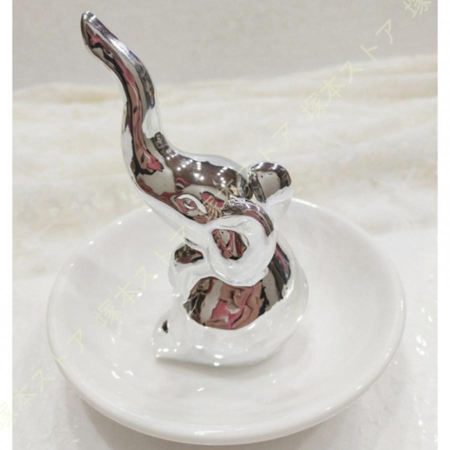 きつね アクセサリースタンド アクセサリートレイ 可愛い リング