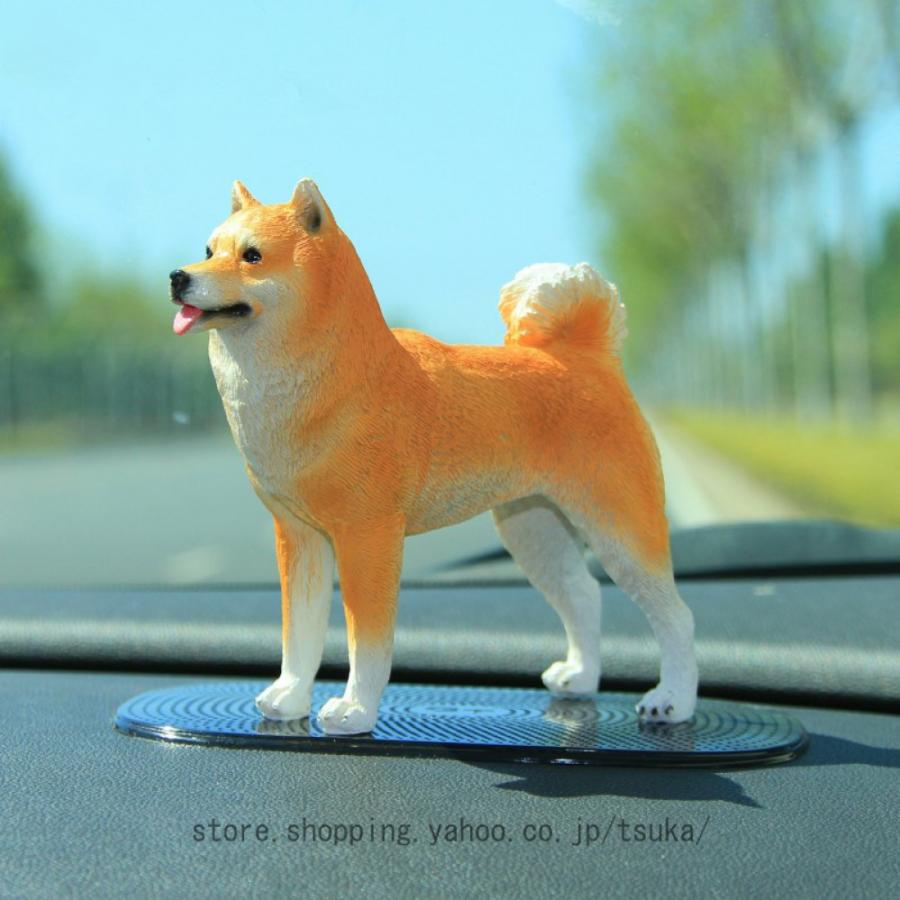 柴犬 グッズ 柴犬の置物 車用 おもしろ雑貨 インテリア フィギュア