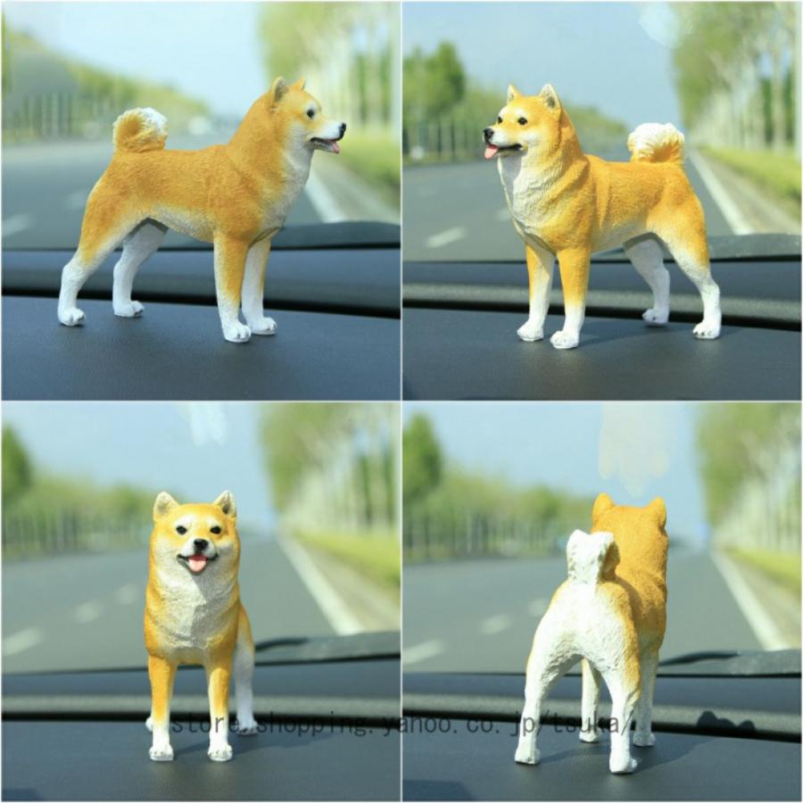 柴犬 グッズ 柴犬の置物 車用 おもしろ雑貨 インテリア フィギュア