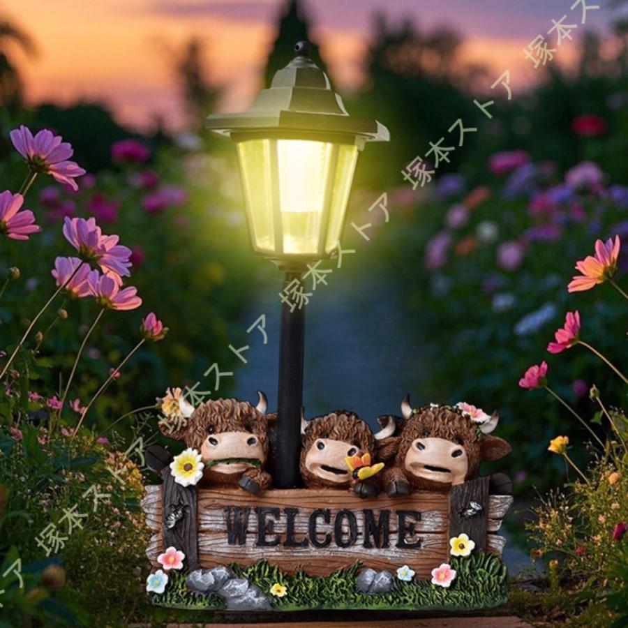 ソーラー ガーデンライト ガーデンオーナメント 花壇 ソーラーライト