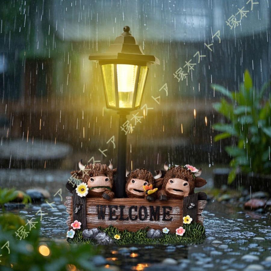 ソーラー ガーデンライト ガーデンオーナメント 花壇 ソーラーライト